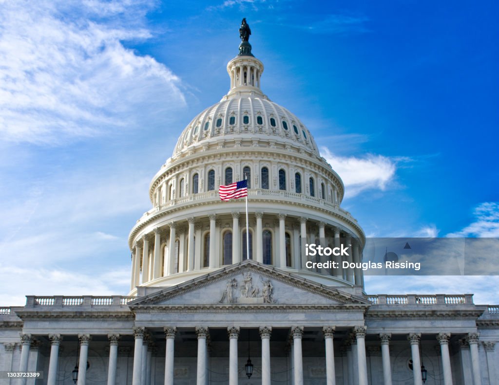 American Poltics - Government Democracy United States Senate Stock Photo