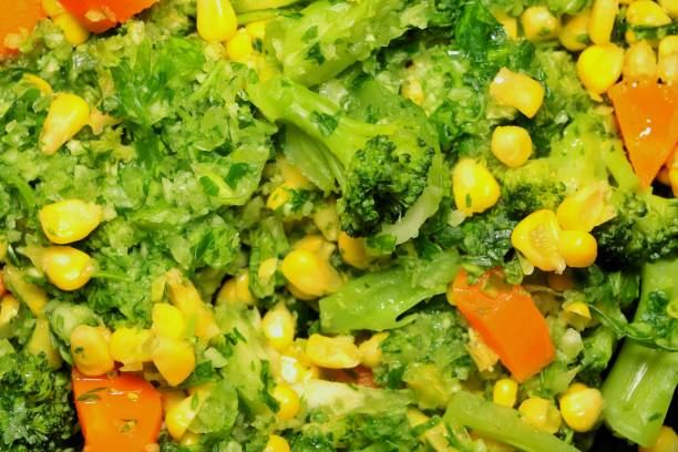 istock Steamed healthy vegetable salad 1303724420