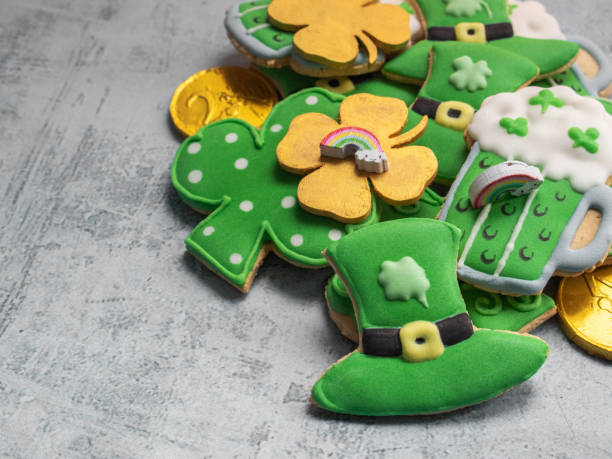 istock St. Patrick's Day decorated sugar cookies 1303726656