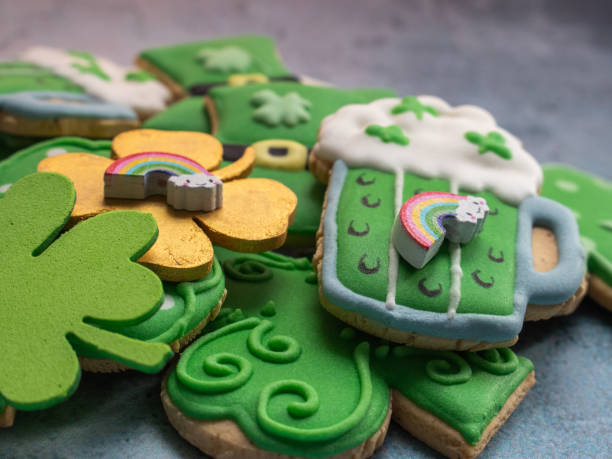 istock St. Patrick's Day decorated sugar cookies 1303726658