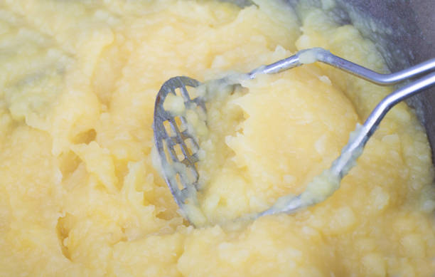 istock In the cooking process of Mashed potato 1303729483