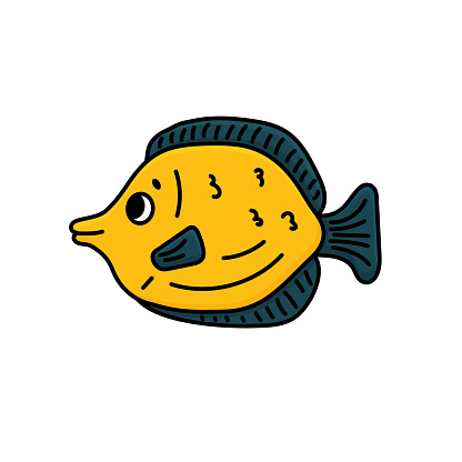 Deep Sea Fish clip art free vector | Download it now!