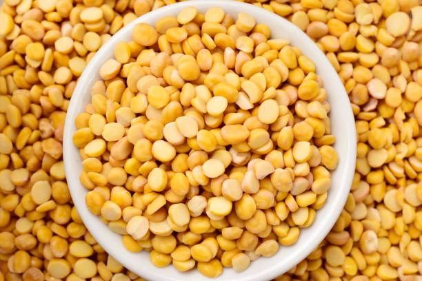 istock Close-up of uncooked chana dal 1303736573