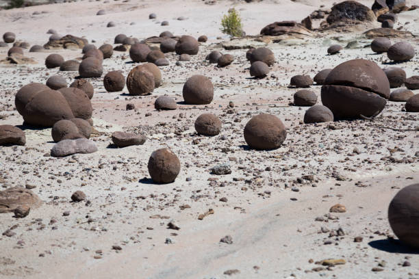 istock Geological formations in Ischigualasto 1303737092