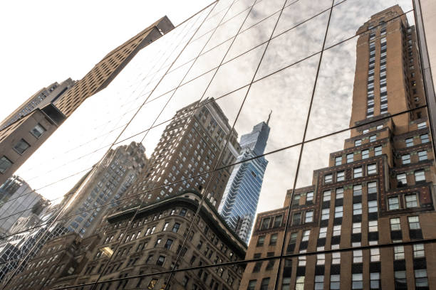 istock Reflection of a city 1303739574