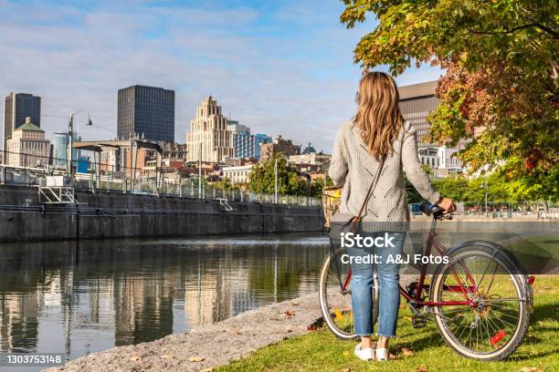 Bike Ride In Montreal Stock Photo - Download Image Now - Montréal, Canada, Bicycle
