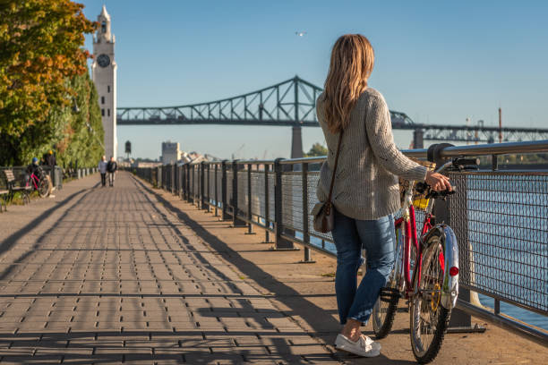 istock Bike ride in Montreal. 1303753243