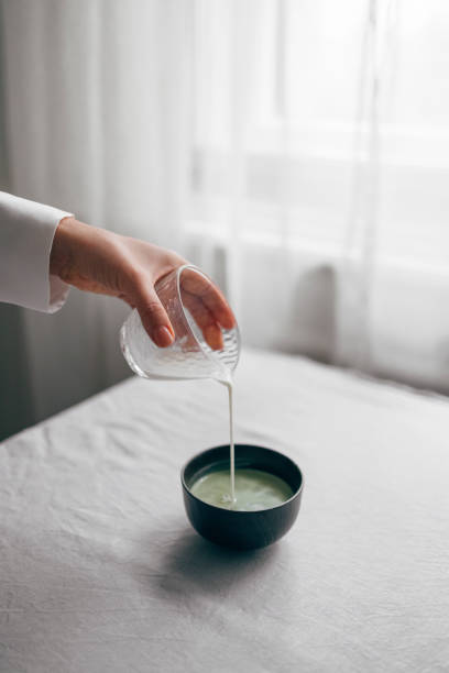 istock Simple Morning Pleasures: A Matcha Latte 1303754135