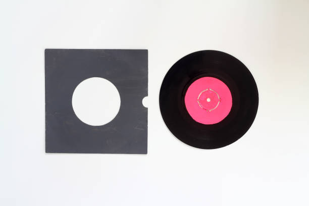 istock 45rpm Vinyl Record with Sleeve. 1303757862