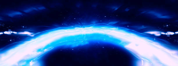 istock 3D illustration of an abstract nebula shining in outer space 1303779917