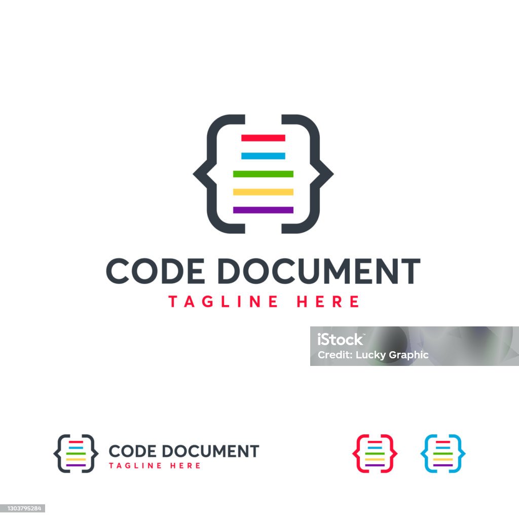 Code Document Designs Vector Coding Designs Vector Stock Illustration ...