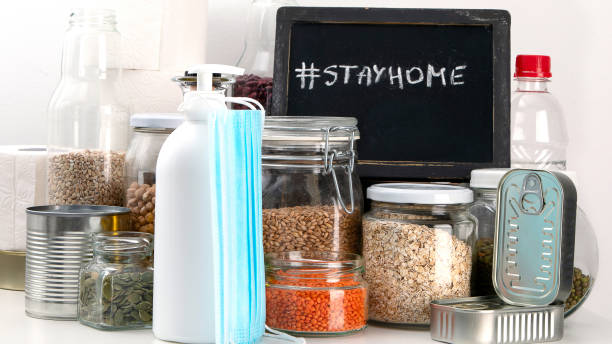 istock Pantry food for crisis period. 1303799250