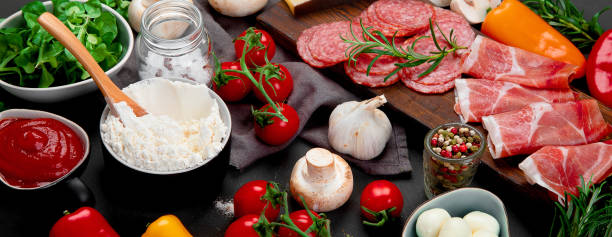 istock Italian pizza preparation. 1303799413