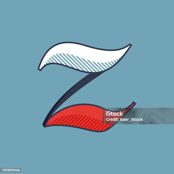 Z Shadow Icon Z Letter Logo With Shadow Lines Effect Stock Illustration - Download ...