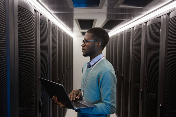 istock African American IT Specialist in Data Center 1303835943