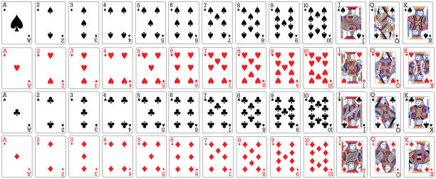 istock Full deck of cards for playing poker and casino 1303843779