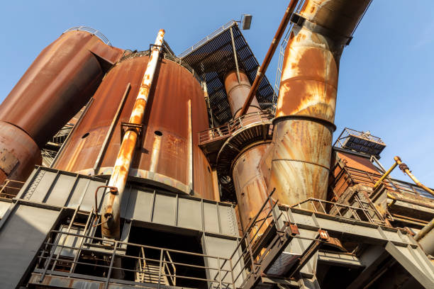 istock Old industry building at the Landschaftspark Duisburg 1303849893
