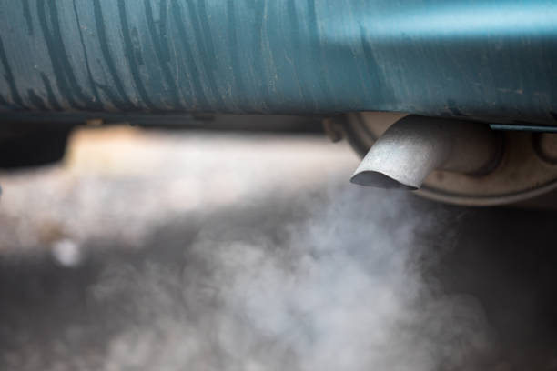 istock Close up of Car exhaust. 1303851364