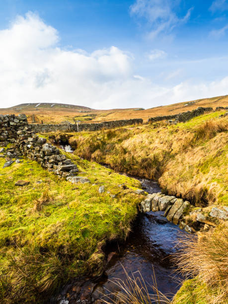 istock Dead Mans Hill with stream. Yorkshire Dales 1303857075
