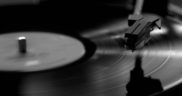 istock Vinyl record, Stylus, Turntable. Close up. 1303857190