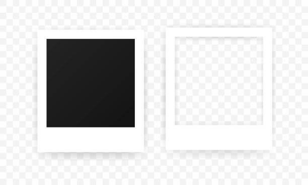 istock A collection of blank photo frames. Empty framing for your design. Vector template for picture, painting, poster, lettering or photo gallery. Vector EPS 10. Isolated on transparent background 1303857571