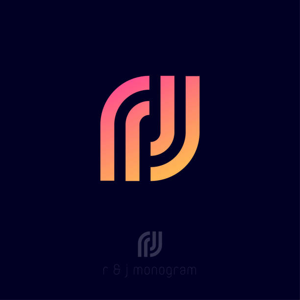 f と j モノグラム。f、j文字を組み合わせた。 - letter j点のイラスト素材／クリップアート素材／マンガ素材／アイコン素材