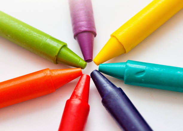 istock Group of wax crayons ready to make colorful art 1303864324