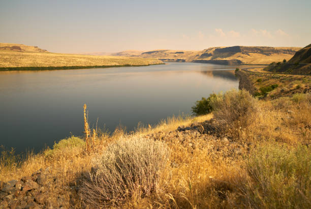 Summer on the Snake River in Washington State, USA.