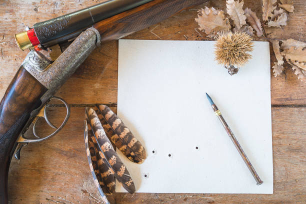istock Beautiful hunting season still life. 1303865969