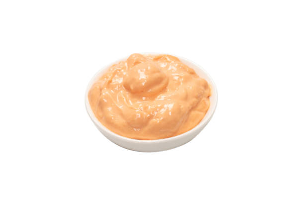 istock Sauce in a bowl isolated on white. 1303868544