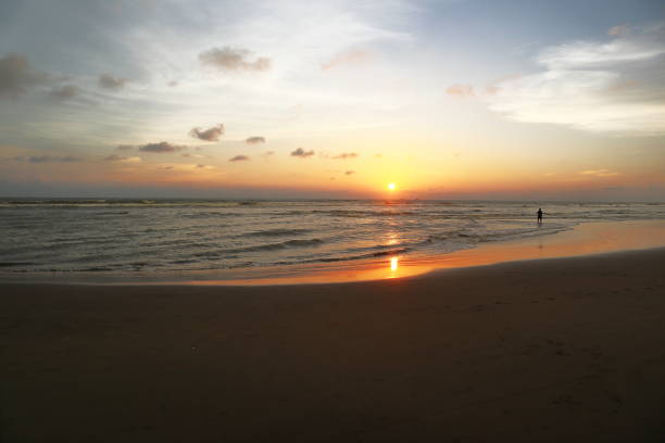 The Sun Going Down at Coxs Bazar