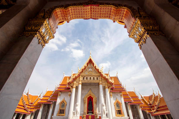 istock Wat Benchamabophit Dusitwanaram in Bangkok, Thailand 1303882751