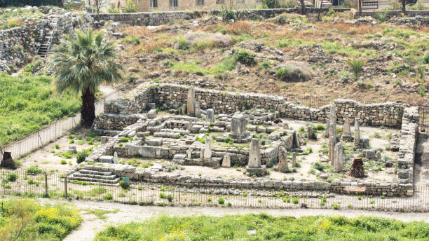 istock Temple of Obelisks, Byblos archaeological site, Jbeil 1303886137