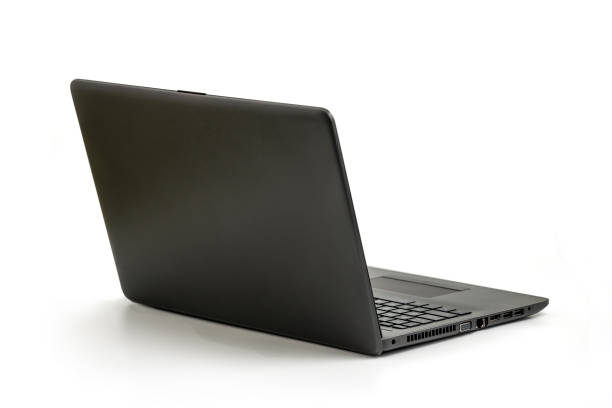 istock Laptop isolated on white background 1303888386