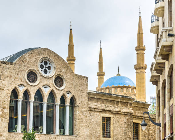istock St. Georges Orthodox and Al-Amin mosque, Beirut 1303896267