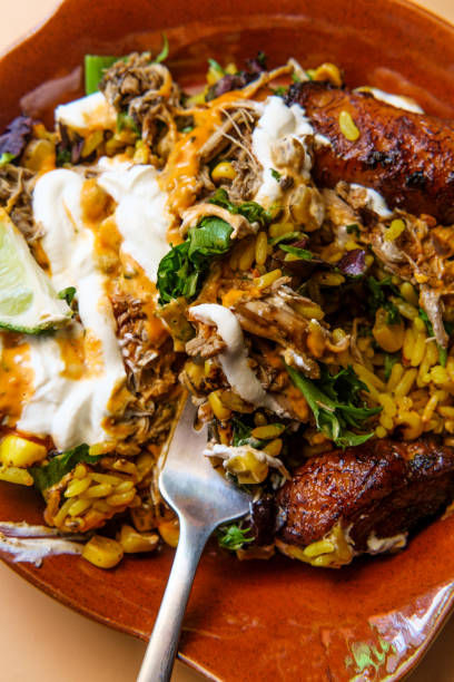 istock Jamaican Jerk Chicken Rice Bowl 1303900218