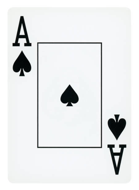 istock Ace Of Spades playing card - Isolated 1303903142