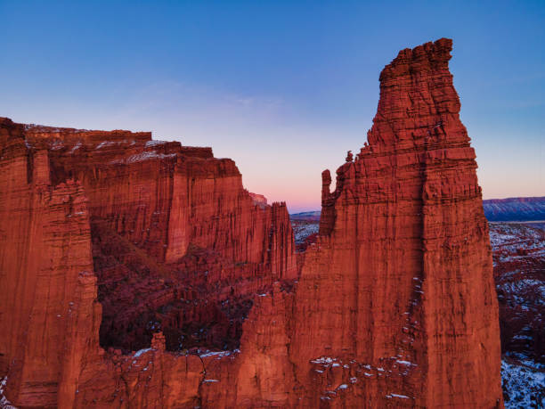 istock Red Rock Fisher Towers Formations Castle Valley 1303904217