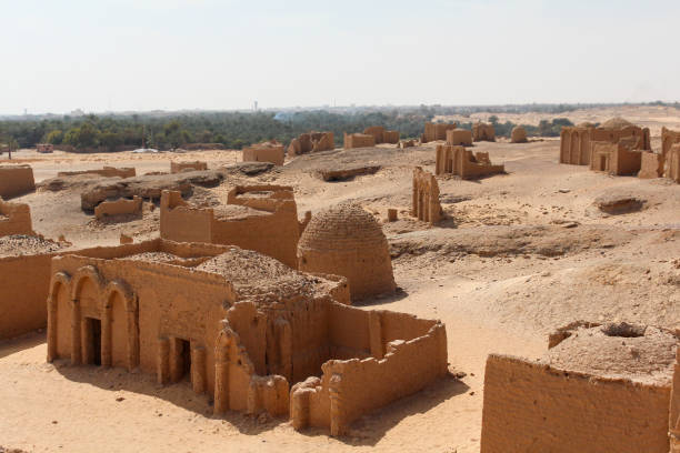 istock Ancient christian necropolis of Al Bagawat, Egypt 1303919165