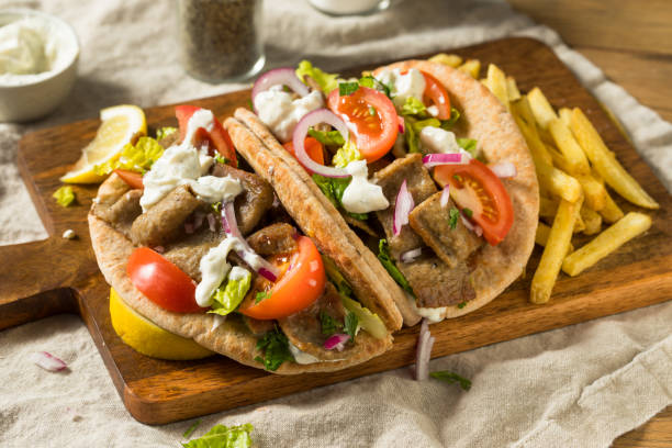 istock Homemade Greek Gyro Sandwich 1303923955