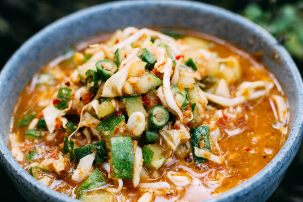istock sundanese raw vegetable salad with peanut sauce 1303924285