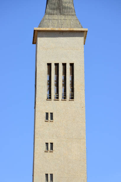 istock Evangelical Lutheran Church - bell tower, Alagi Sq., Asmara, Eritrea 1303926260