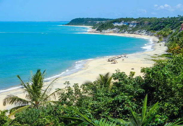 Praia do Espelho is a district of the Brazilian municipality of Porto Seguro, on the coast of the state of Bahia.