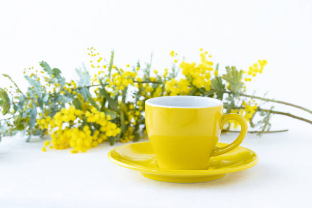 istock mimosa bouquet and coffee 1303939688