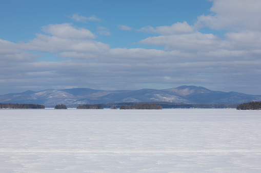 Lake Winnipesaukee in the winter