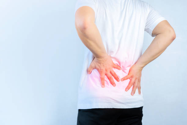 istock Back pain concept, kidney inflammation 1303949600