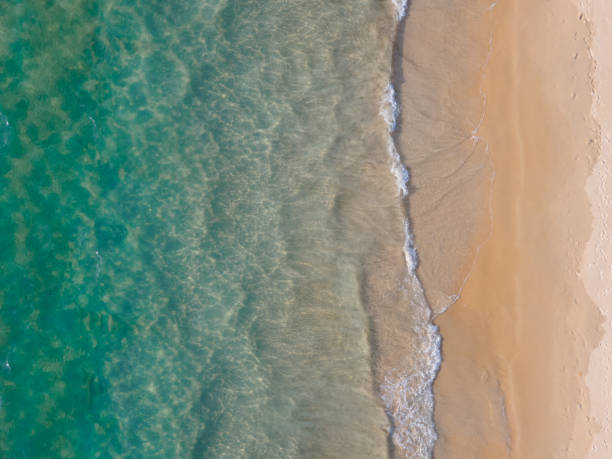 istock Beautiful beach sea top view 1303953762