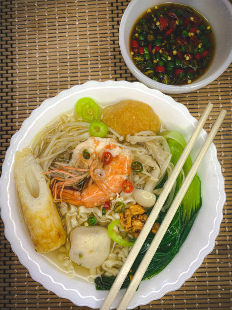 istock Healthy Noodle soup 1303956875