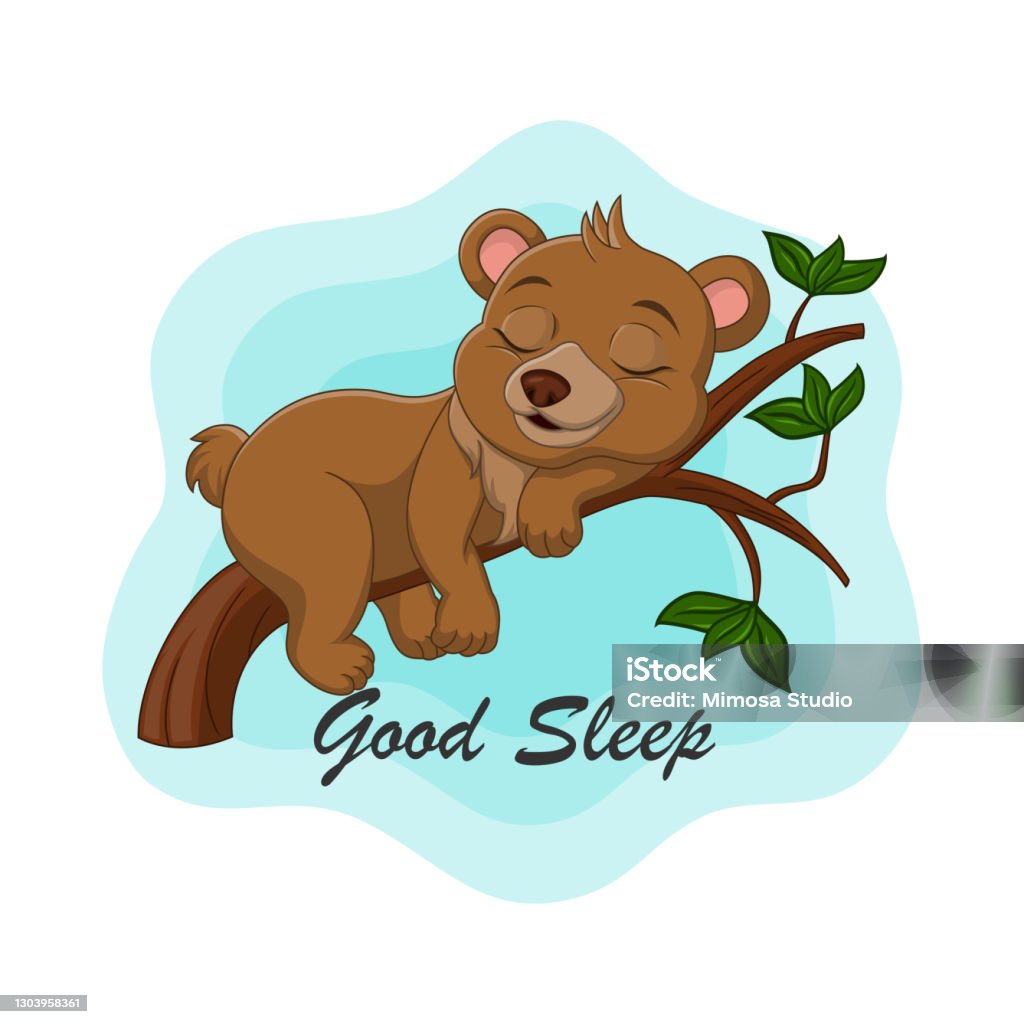 Ilustración de Dibujos Animados Divertido Oso Bebé Durmiendo En La Rama Del Árbol y más Vectores Libres de Derechos de Alegre - iStock Ilustración de Dibujos Animados Divertido Oso Bebé Durmiendo En La Rama Del Árbol y más Vectores Libres de Derechos de Alegre - iStock