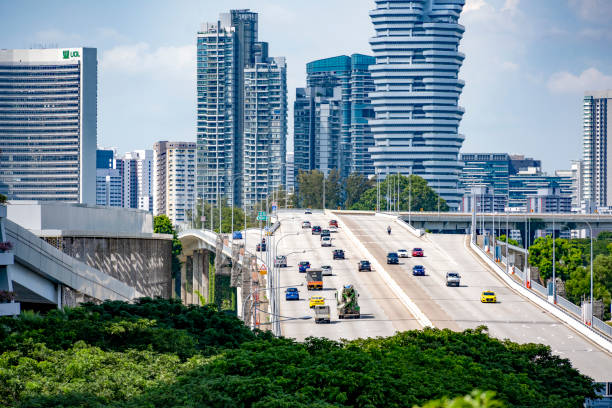 istock Highway of Singapore 1303963751